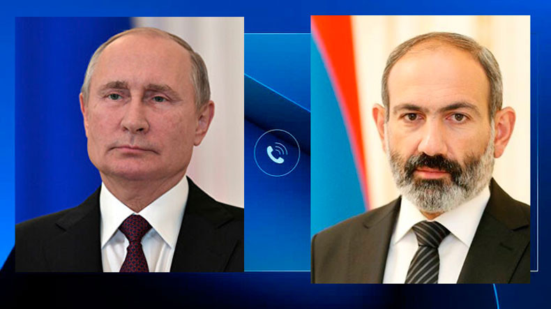 Paşinyan Putin ile telefonda görüştü, "Rusya'dan net tepki" talep etti